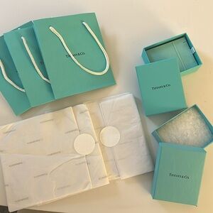 Bundle of authentic Tiffany’s gift wrapping